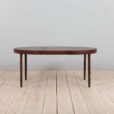 Danish extension rosewood dining table with leaves