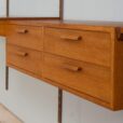 Modular Teak Desk Wall Unit by Kai Kristiansen for FM Mobler Denmark s