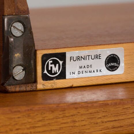 22162 Modular Teak Desk Wall Unit by Kai Kristiansen for FM Møbler, Denmark, 1960s-21 Modular Teak Desk Wall Unit by Kai Kristiansen for FM Mobler Denmark s