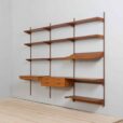 Modular Teak Desk Wall Unit by Kai Kristiansen for FM Mobler Denmark s