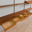 Modular Teak Desk Wall Unit by Kai Kristiansen for FM Mobler Denmark s