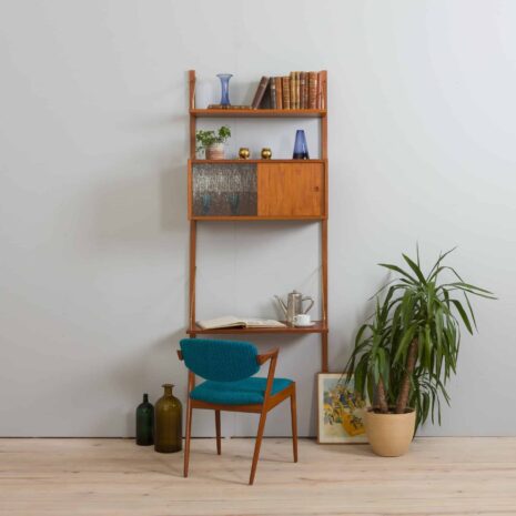 22166 Danish mid century home office desk set by Preben Sorensen, 1960s-1 Danish mid century home office desk set by Preben Sorensen s