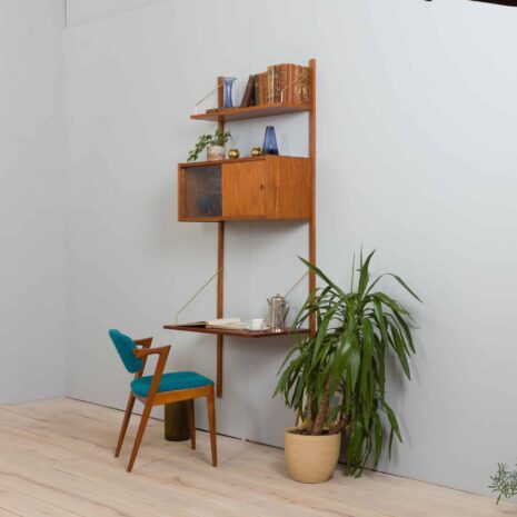 22166 Danish mid century home office desk set by Preben Sorensen, 1960s-2 Danish mid century home office desk set by Preben Sorensen s