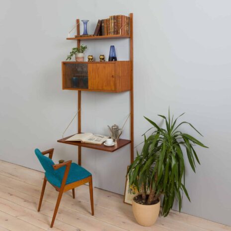 22166 Danish mid century home office desk set by Preben Sorensen, 1960s-3 Danish mid century home office desk set by Preben Sorensen s