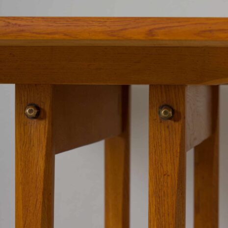 22181 Borge Mogensen Shakers dębowy stół do jadalni dla FDB, Dania 1950s-10 Borge Mogensen Shakers oak dining table for FDB Denmark s