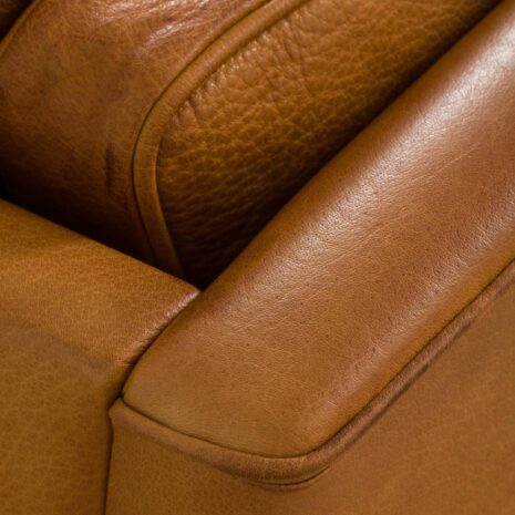 22187Mogens Hansen mid century cognac aniline buffalo lather sofa, Denmark 1970s(9) Mogens Hansen mid century cognac aniline buffalo lather sofa Denmark s