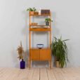 Scandinavian mid century Rival one bay wall unit with drawers cabinet in teak by Kjael Riis for Brodrene Jatog Mobelfabrikk UWAGA NIE MA U U DO SESJI POZYCZONE Z