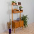 Scandinavian mid century Rival one bay wall unit with drawers cabinet in teak by Kjael Riis for Brodrene Jatog Mobelfabrikk UWAGA NIE MA U U DO SESJI POZYCZONE Z