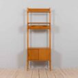 Scandinavian mid century Rival one bay wall unit with drawers cabinet in teak by Kjael Riis for Brodrene Jatog Mobelfabrikk UWAGA NIE MA U U DO SESJI POZYCZONE Z