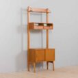 Scandinavian mid century Rival one bay wall unit with drawers cabinet in teak by Kjael Riis for Brodrene Jatog Mobelfabrikk UWAGA NIE MA U U DO SESJI POZYCZONE Z