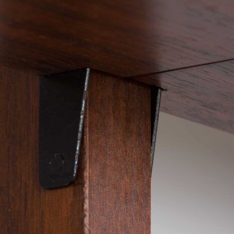 22131 dwuprzedziałowa skandynawska wolnostojąca szafka ścienna z palisandru, do piątku Heniu te listewki zrobi-18 Two bay rosewood skandynawska wolnostojąca szafka ścienna do piatku Heniu te listewki zrobi