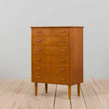 22134 Teak chest of drawers dresser-1 Teak chest of drawers dresser