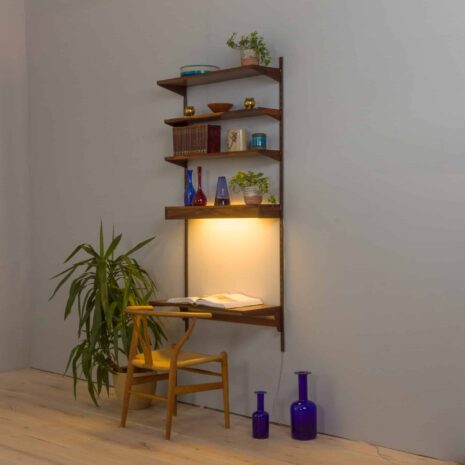 22158 one bay Kai kristiansen with lamp-5 one bay Kai kristiansen with lamp