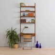 Kai Kristiansen home office teak wall unit with a desk and  modular shelves FM Mobler Denmark s