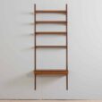 Kai Kristiansen home office teak wall unit with a desk and  modular shelves FM Mobler Denmark s