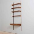 Kai Kristiansen home office teak wall unit with a desk and  modular shelves FM Mobler Denmark s