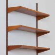 Kai Kristiansen home office teak wall unit with a desk and  modular shelves FM Mobler Denmark s