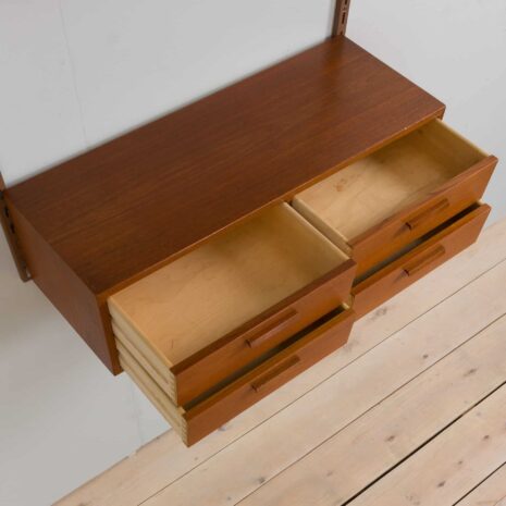 22160 Kai Kristiansen entry wall unit for FM Mobler, Denmark 1960s.-6 Kai Kristiansen entry wall unit for FM Mobler Denmark s