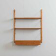 Danish mid century entry wall unit with small console and  shelves