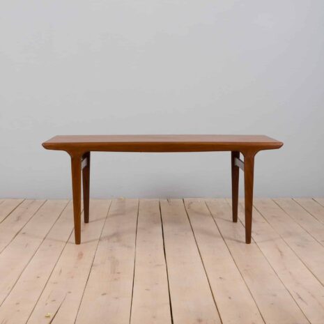 22170 Prostokątny stół z drewna tekowego z ukrytymi wysuwanymi skrzydłami Johannes Andersen-2 Rectangular teak dining table with hidden extension leaves by Johannes Andersen