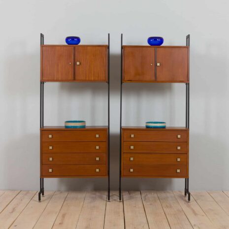 22186 pair of Italian freestanding wallunits-2 pair of Italian freestanding wallunits