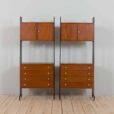 pair of Italian freestanding wallunits