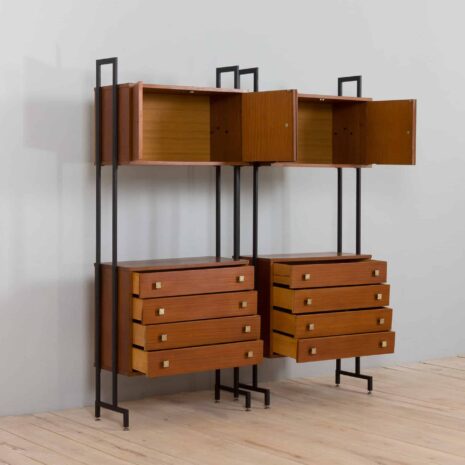 22186 pair of Italian freestanding wallunits-6 pair of Italian freestanding wallunits