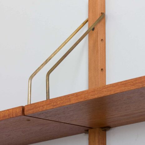 22191 Danish Mid Century home office teak wall unit with a desk Cadovius style, Preben Sorensen, 1960s-20 Danish Mid Century home office teak wall unit with a desk Cadovius style Preben Sorensen s