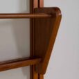 Wall unit in teak with a cabinet and a desk Sven Andersen Mobelfabrikk Norway s
