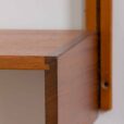 Wall unit in teak with a cabinet and a desk Sven Andersen Mobelfabrikk Norway s