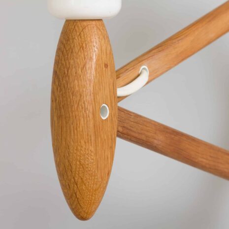 22197 Para regulowanych dębowych lamp nożycowych Erik Hansen, duńskie kinkiety ścienne Le Klint-12 Pair of adjustable oak scissor lamps by Erik Hansen Danish Le Klint wall sconces