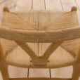 Set of  Hans Wegner oak Wishbone chairs