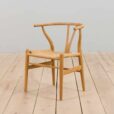 Set of  Hans Wegner oak Wishbone chairs