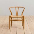 Set of  Hans Wegner oak Wishbone chairs