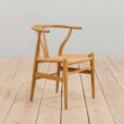 Set of  Hans Wegner oak Wishbone chairs
