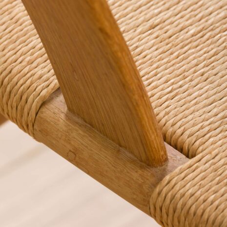 22201 Set of 6 Hans Wegner oak Wishbone chairs-6 Set of Hans Wegner oak Wishbone chairs