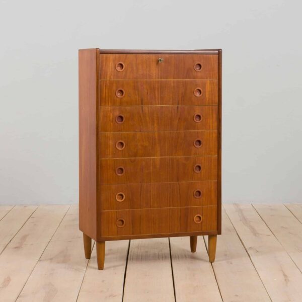 Teak dresser Danish chest of  drawers