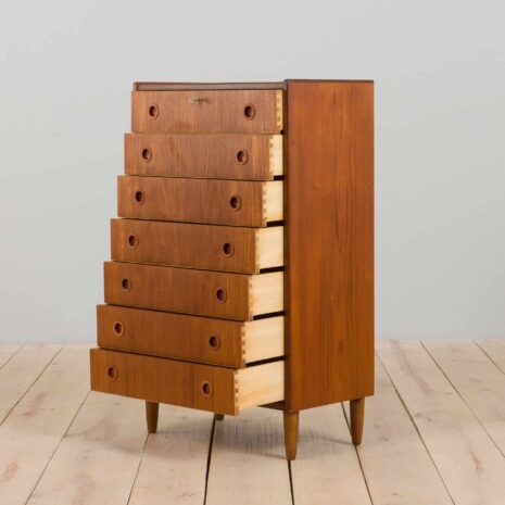 22207 Teak dresser Danish chest of 7 drawers-3 Teak dresser Danish chest of drawers