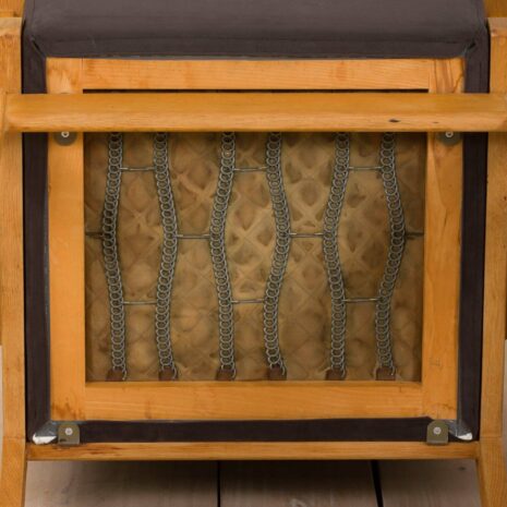 22213 Pair of oak GE 181 Hans Wegner easy lounge chairs in original upholstery, Denmark, 1970s-15 Pair of oak GE Hans Wegner easy lounge chairs in original upholstery Denmark s