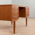 Danish Freestanding Teak Desk With  Drawers s