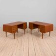 Danish Freestanding Teak Desk With  Drawers s