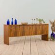 Mid Century Danish rosewood sideboard with sliding tambour doors s