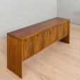 Mid Century Danish rosewood sideboard with sliding tambour doors s