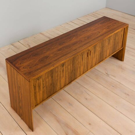 22135 Mid-Century Danish rosewood sideboard with sliding tambour doors, 1970s-28 Mid Century Danish rosewood sideboard with sliding tambour doors s