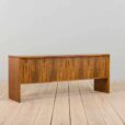 Mid Century Danish rosewood sideboard with sliding tambour doors s
