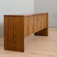 Mid Century Danish rosewood sideboard with sliding tambour doors s