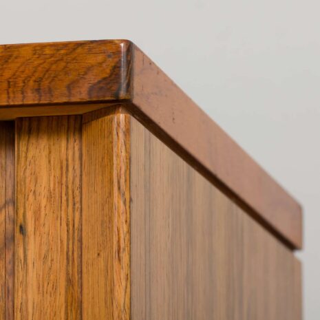 22135 Mid-Century Danish rosewood sideboard with sliding tambour doors, 1970s-32 Mid Century Danish rosewood sideboard with sliding tambour doors s