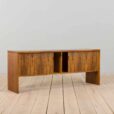 Mid Century Danish rosewood sideboard with sliding tambour doors s