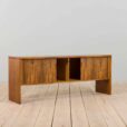 Mid Century Danish rosewood sideboard with sliding tambour doors s