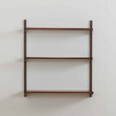 22157 Kai kristiansen, meuble mural en palissandre avec 3 étagères, Danemark, années 1960-4 Kai kristiansen rosewood wall unit with shelves Denmark s